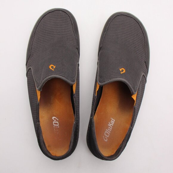 Olukai Nohea Mesh Loafers Sneakers Shoes Men\'s Size 11 Gray Casual Slip On main image 7
